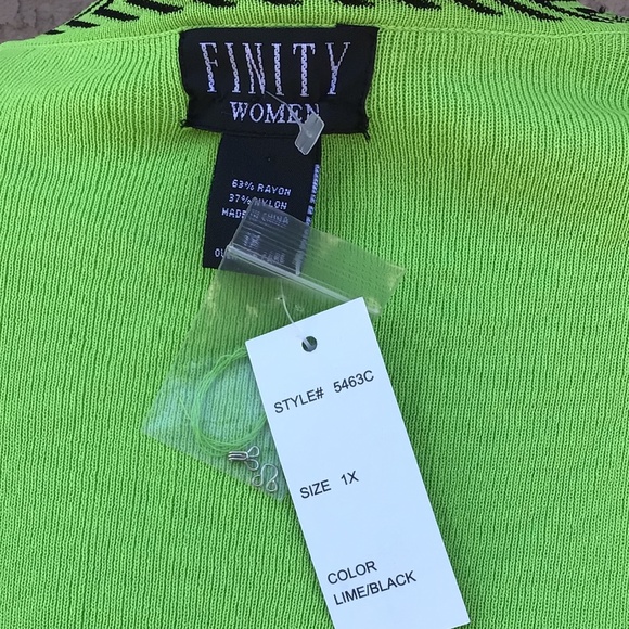 Finity Women Green and Black Cardigan - Picture 10 of 10